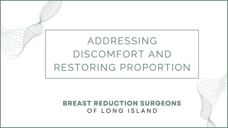 Addressing Discomfort and Restoring Proportion